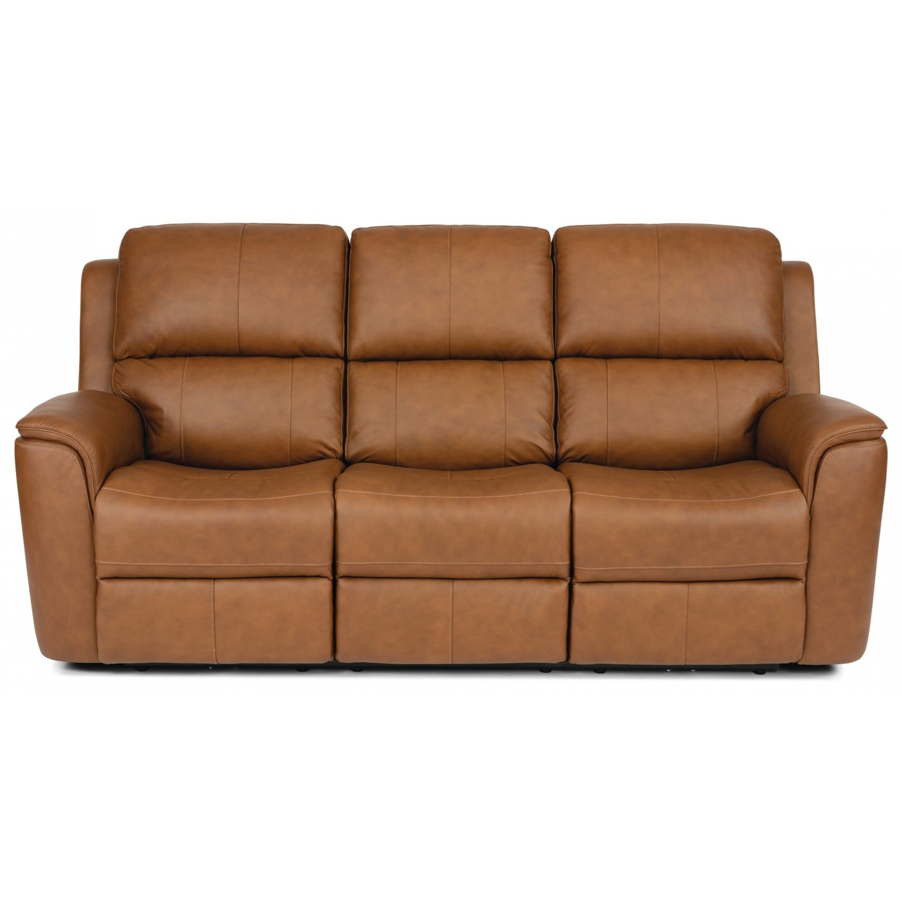 Flexsteel 1041 Casual Power Reclining Sofa with Power Headrest and